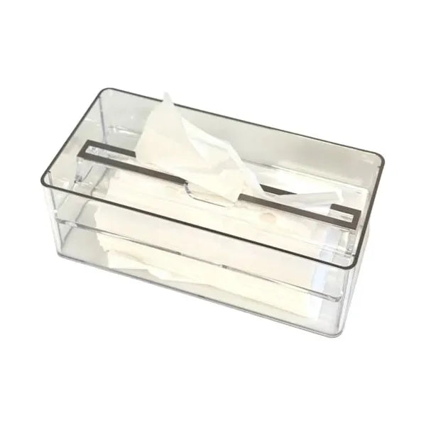 Opulence Tissue Box Silver