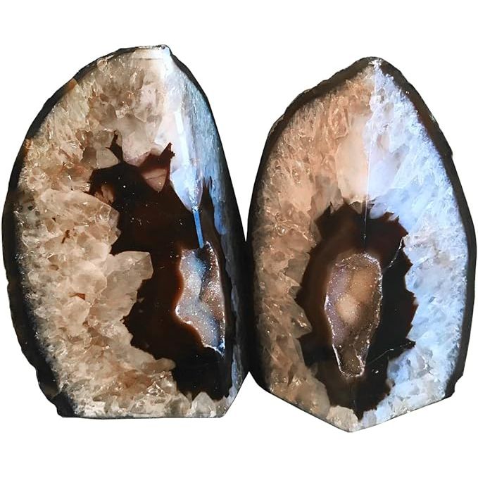 Agate Bookends