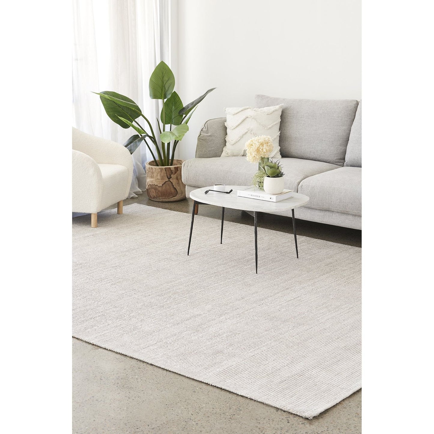 Trent Rug Ecru