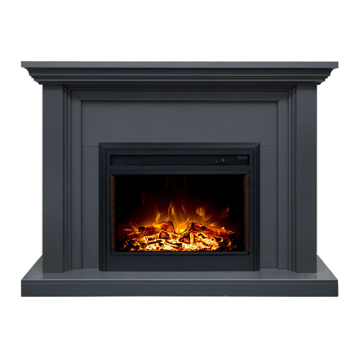Quince Fireplace Black