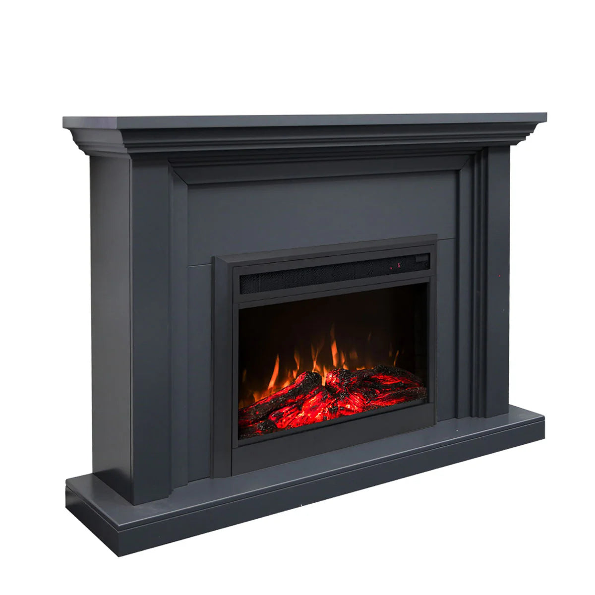 Quince Fireplace Black