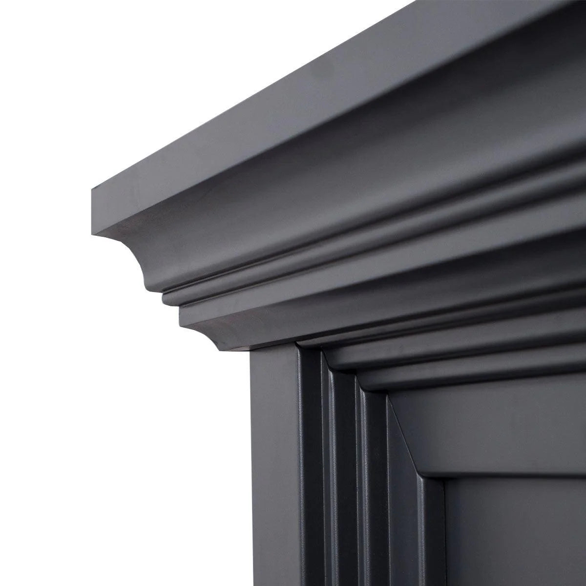 Quince Fireplace Black