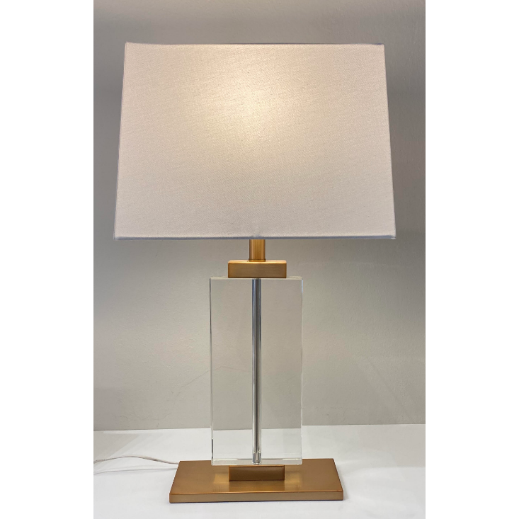 Ritz Lamp Gold White