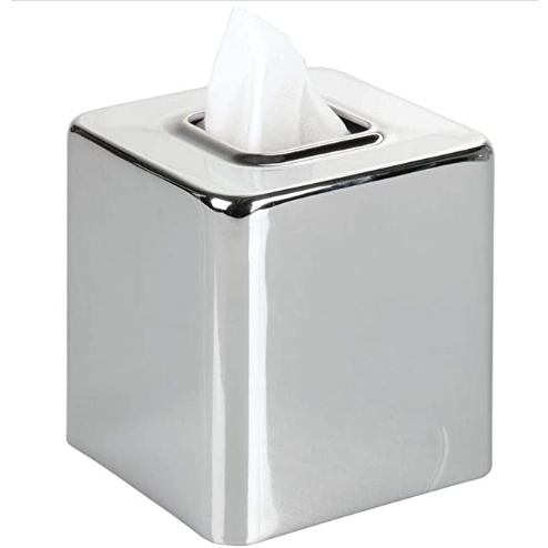 Boujee Tissue Box Silver