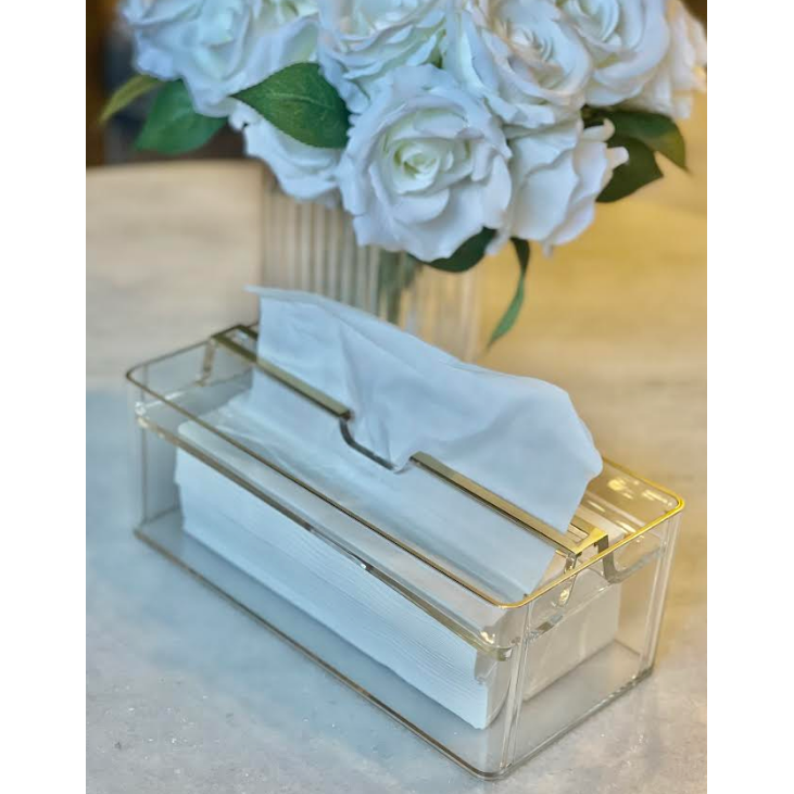 Opulence Tissue Box Gold