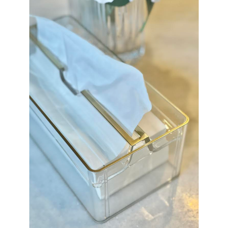 Opulence Tissue Box Gold
