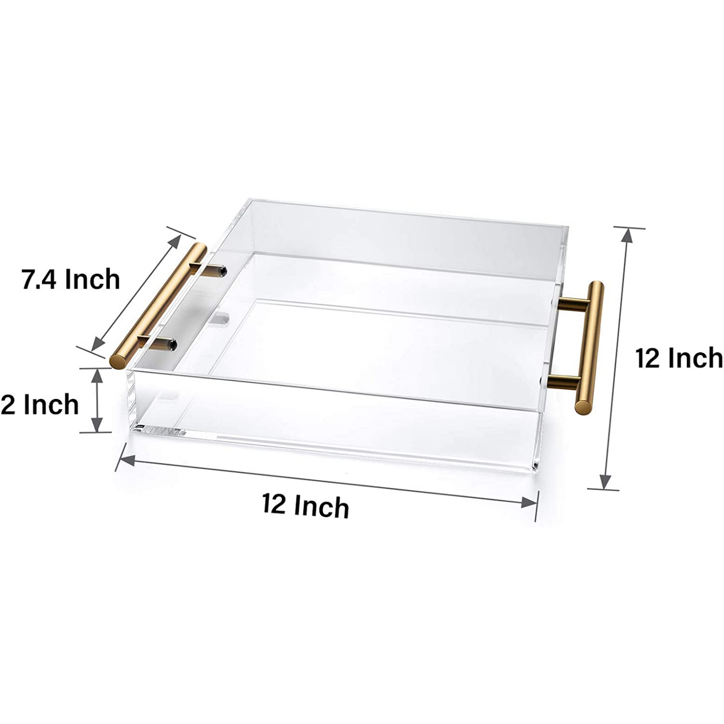 Lustre Tray Gold