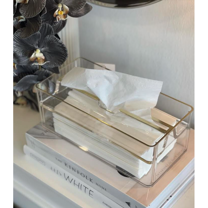Opulence Tissue Box Gold