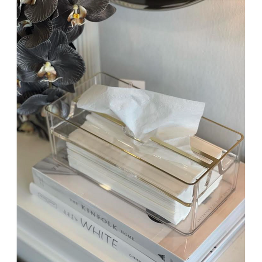 Opulence Tissue Box Gold