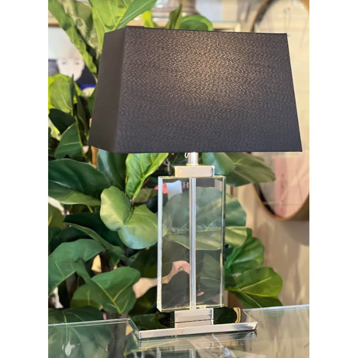 Ritz Lamp Silver Black