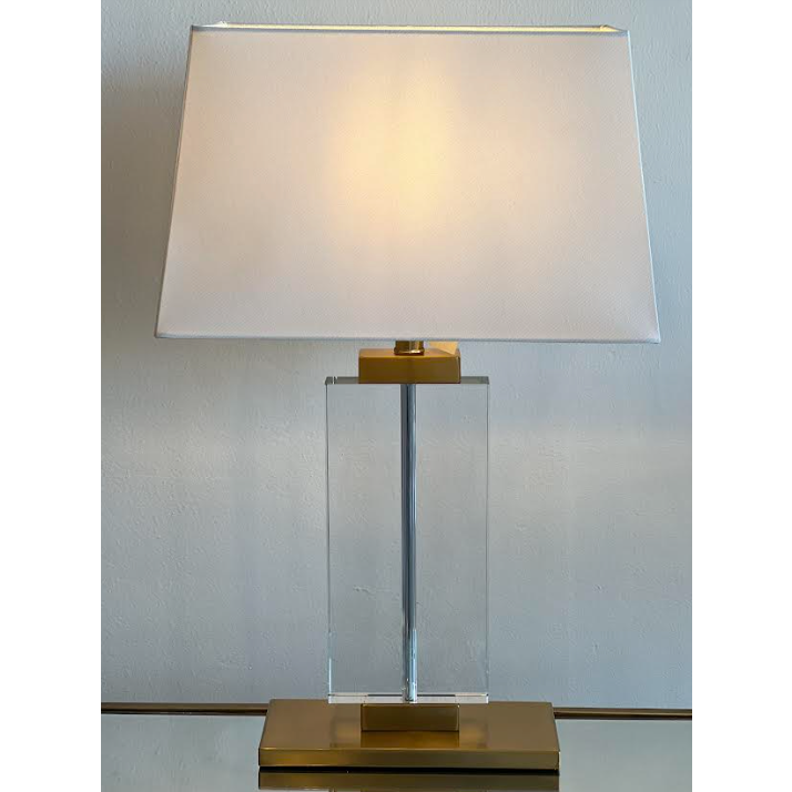 Ritz Lamp Gold White