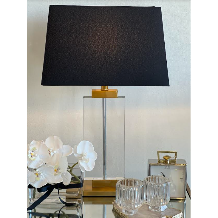 Ritz Lamp Gold Black