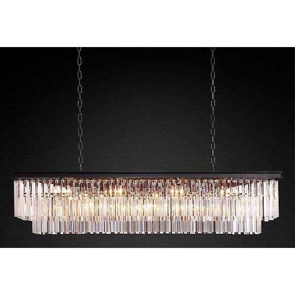 Manor Oblong Chandelier - Maison De Luxe French Interiors