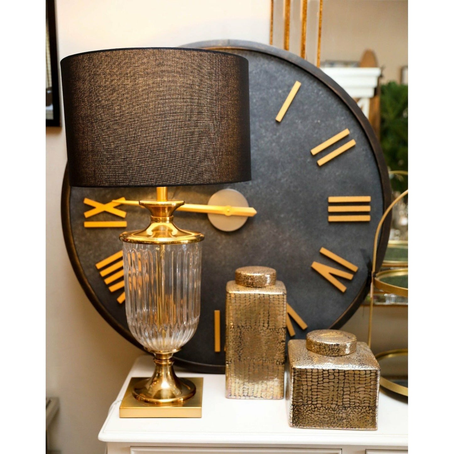 Milan Lamp Gold - Maison De Luxe French Interiors