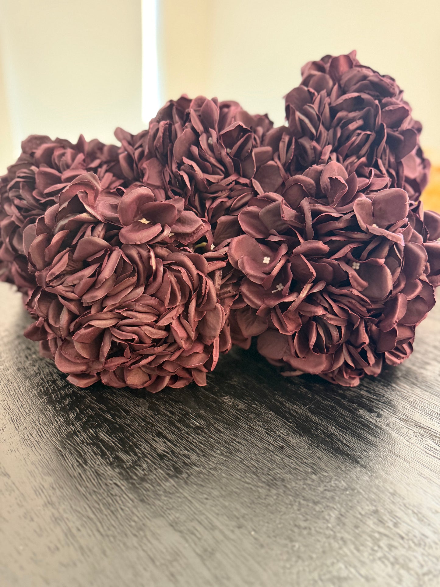 Muse Aubergine Hydrangea Bunch
