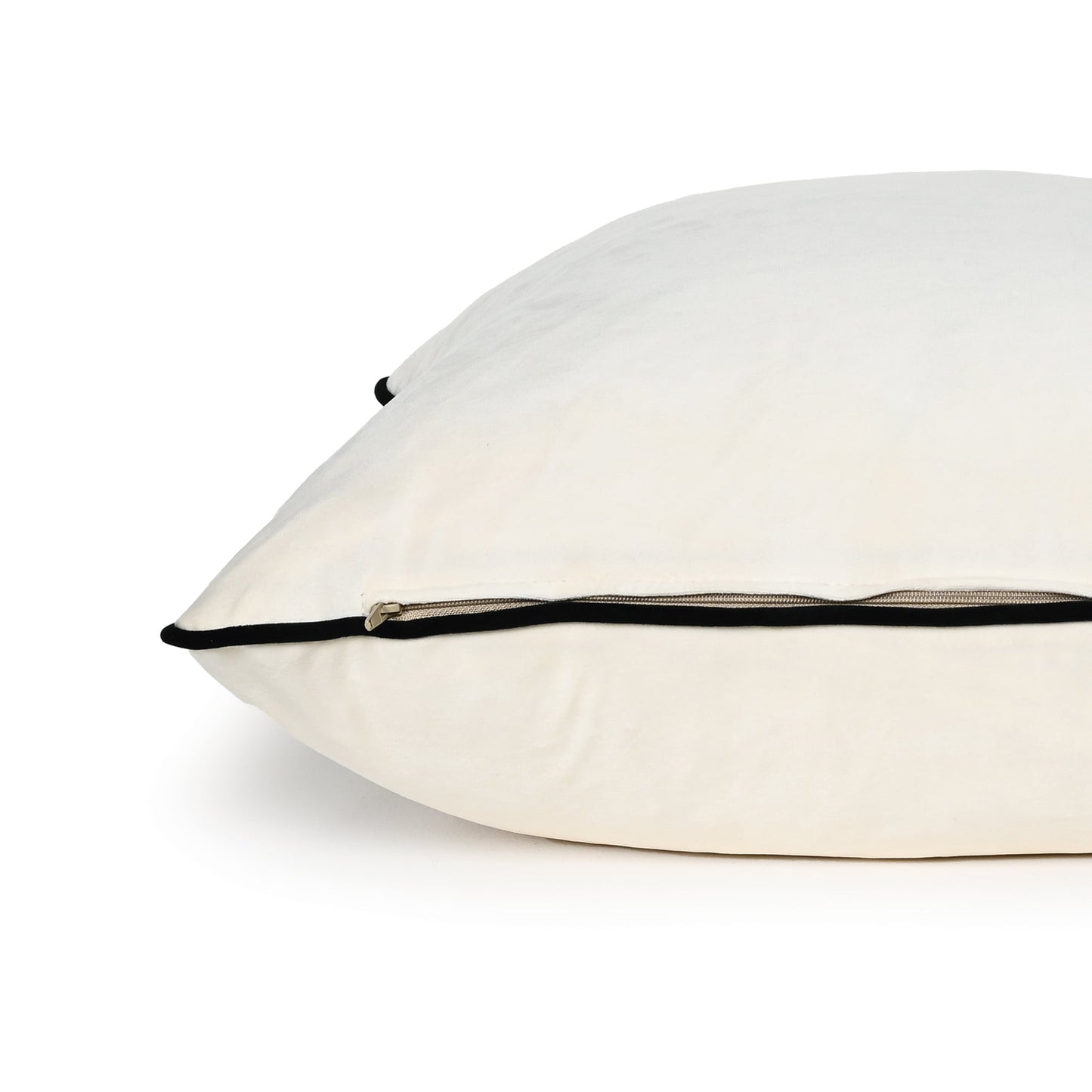 Darcy Cushion Ivory & Noir
