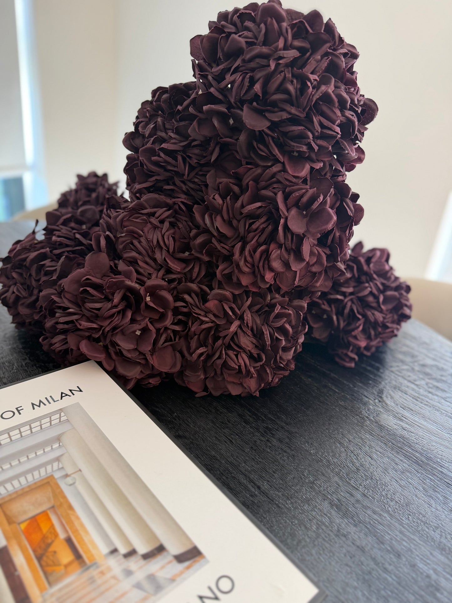 Muse Aubergine Hydrangea Bunch