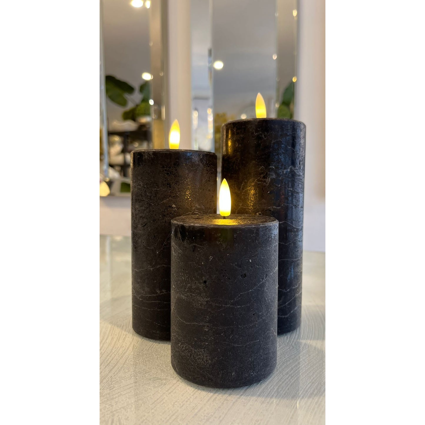Fossil Electric Candles Noir