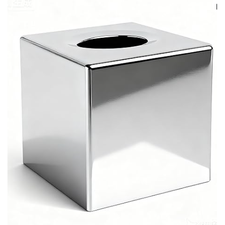 Boujee Tissue Box Silver