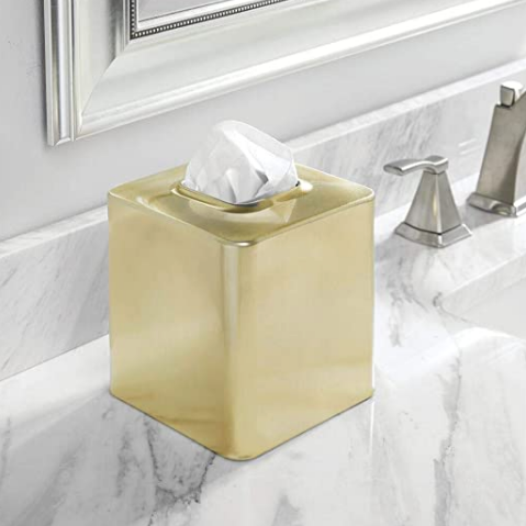 Boujee Tissue Box Gold