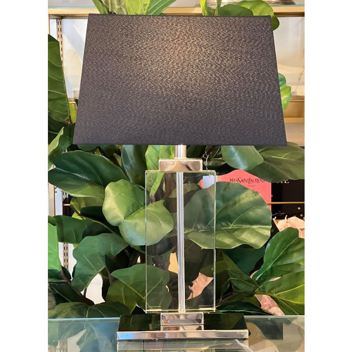 Ritz Lamp Silver Black