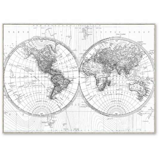 World Map Art Work