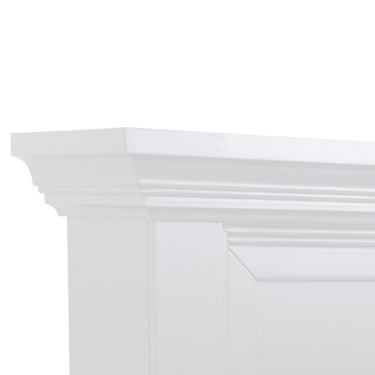 Quince Fireplace White