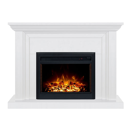 Quince Fireplace White