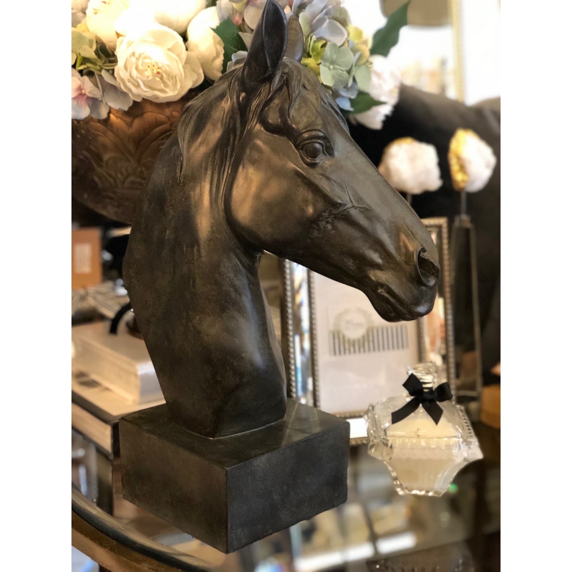 Le Noir Horse Head - Maison De Luxe French Interiors